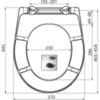 Сидение для унитаза универсальное Softclose, дюропласт, арт. A604 ZEN AlcaPlast