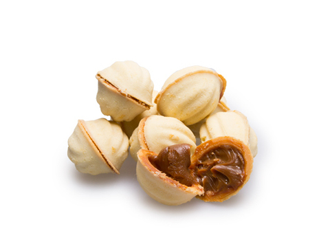 Печенье орешки с вареной сгущенкой ВкусВилл, 185г