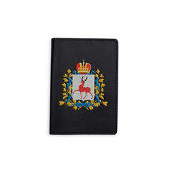 Обложка на паспорт "Герб Нижегородской области", черная