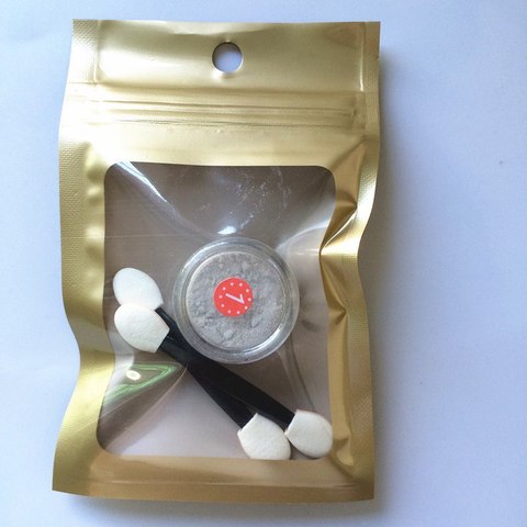 Зеркальный блеск для дизайна ногтей/Серебро теплый блеск купить за 200 руб