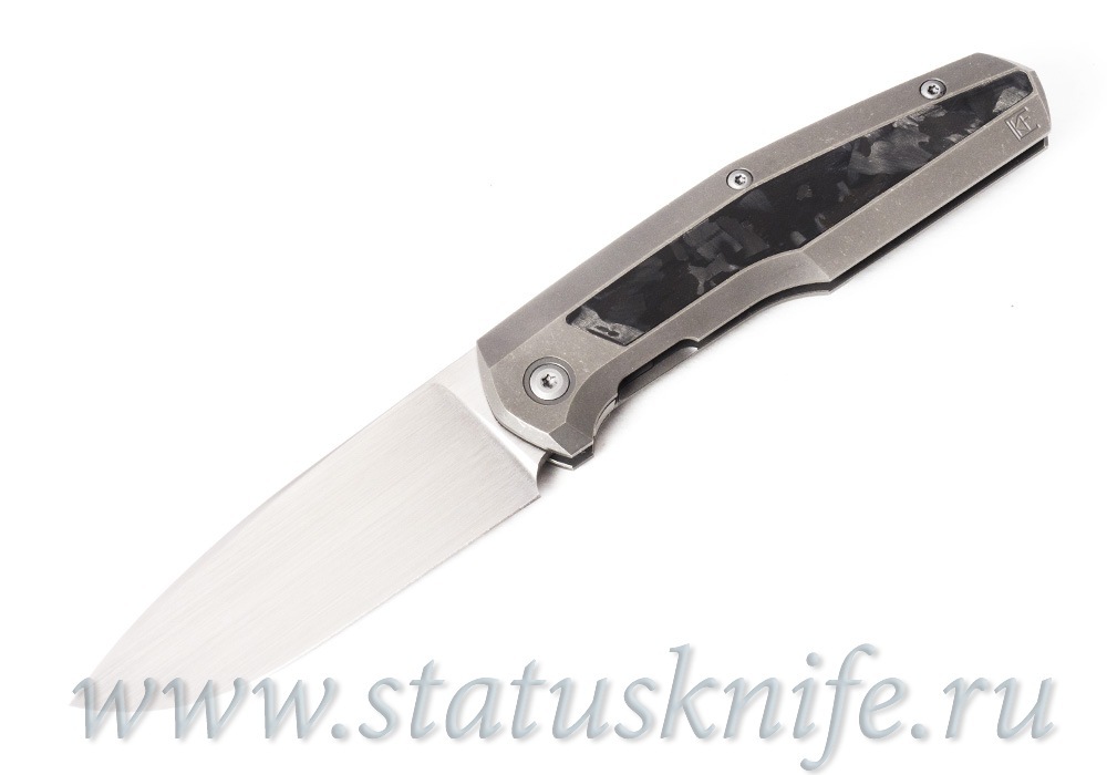 Нож CKF/Philippe Jourget FIF18 Ti CF 2025 (M398, карбоновая вставка)