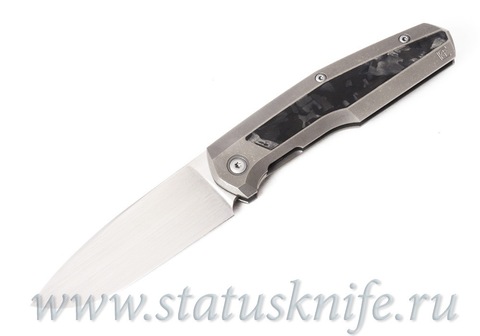 Нож CKF/Philippe Jourget FIF18 Ti CF 2025 (M398, карбоновая вставка)