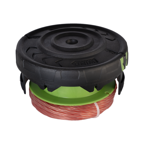 Катушка триммерная c леской, крышкой и пружиной для триммеров Greenworks 82V, (2949807)