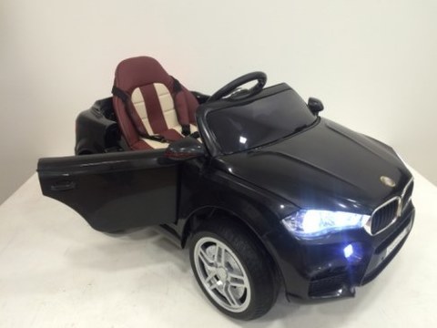 Детский электромобиль Rivertoys BMW O006OO-VIP-BLACK сиденье кожа