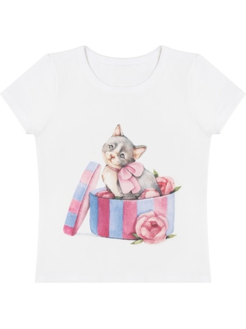 Футболка "Киска с бантиком"