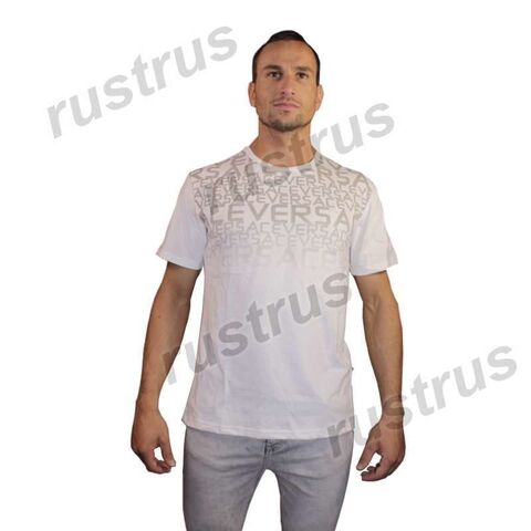 Мужская футболка с короткими рукавами и надписью Versace