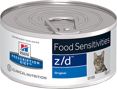 Влажные корма Ветеринарный корм для кошек Hill`s Prescription Diet z/d,  лечение острых пищевых  аллергий зд.png