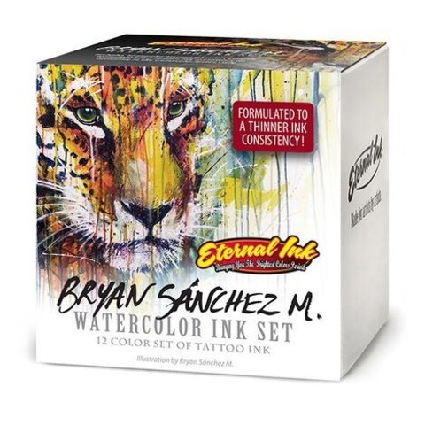КРАСКА ETERNAL BRYAN SANCHEZ M. WATERCOLOR 12 INK SET – купить в интернет-магазине, цена, заказ online