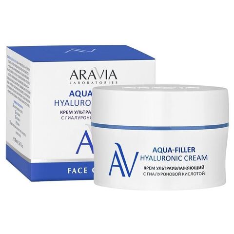 Крем ультраувлажняющий AQUA-FILLER HYALURONIC CREAM, 50 мл ARAVIA Laboratories