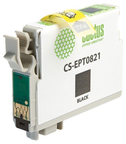 Картридж струйный Cactus CS-EPT0821 T0821 черный (13.8мл) для Epson Stylus Photo R270, 290, RX590