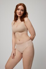 Трусы слипы высокие YSABEL MORA 19690 High waist_Телесный