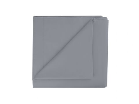 Простыня прямая 250х280 Mollen серебристо-серая