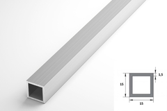 Труба квадратная Лука 15*15*1,5 ТКв 02.2000.500 без окраса