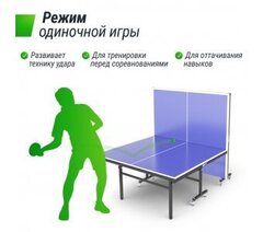 Теннисный стол UnixFit Indoor для помещений