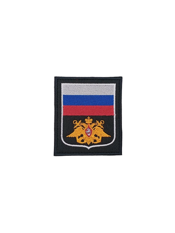 Шеврон ВМФ вышитый белый кант с липучкой (300 приказ)