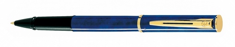 Ручка шариковая Waterman Apostrophe Lacquer Blue Marble GT, F (S0702860)