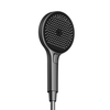 Sancos SC6001GG Душ лейка, кнопочное управление, D=130 мм, 3 режима, ворон сталь/черн мат