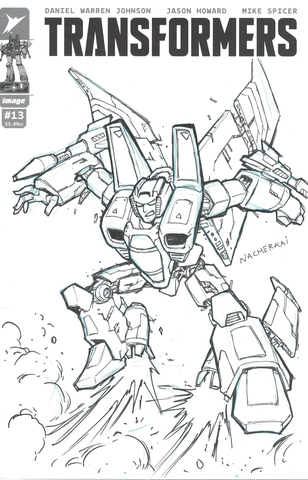 Transformers Vol 5 #13 (Cover 28oi) (Кирилл Черкай)