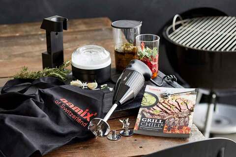 Блендер Bamix DeLuxe M200 BBQ Black