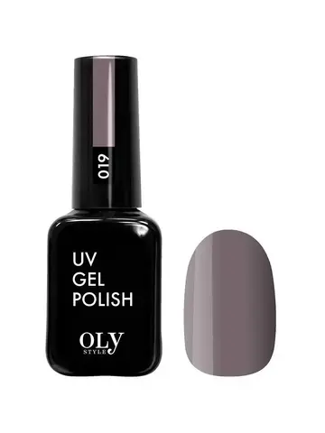 OLYSTYLE Гель-лак для ногтей тон 019 антрацитовый