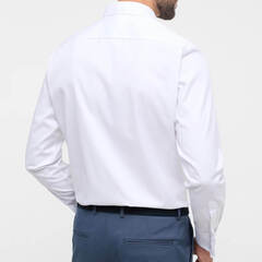 Сорочка мужская Eterna Modern Fit 8817-X48V-00 из твила белая под запонки
