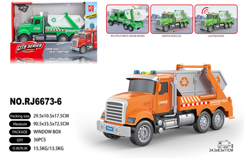 Мусоровоз свет+муз 30*11