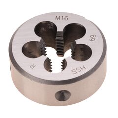 Плашка М16х2,0 DINEN22568 HSS 6g 45х18мм Terrax by Ruko 237160TX