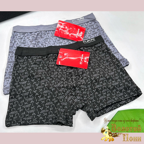 Трусы-боксеры м (5-15) 251208-F403