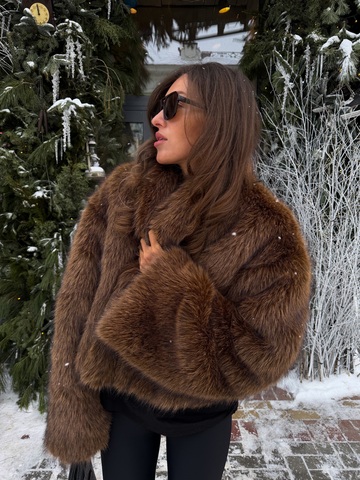 Эко-шуба LISA OGNENNAYA | Рыжий