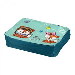 
          Папка с ручками 1 отделение, А4 260х340х80 мм, Alingar, ПВХ, ручки тесьма, дизайн с одной стороны, молния сверху, внутр. карман, "Лисята"