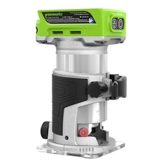 Фрезер аккумуляторный Greenworks G24RO 24V, без АКБ и ЗУ