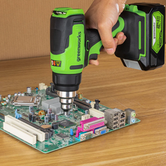 Фен строительный Greenworks G24HG 24V аккумуляторный, без АКБ и ЗУ