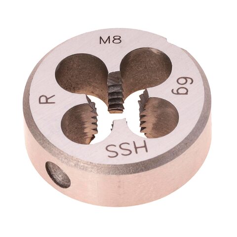 Плашка М 8,0х1,25 DINEN22568 HSS 6g 25х9мм Terrax by Ruko 237080TX