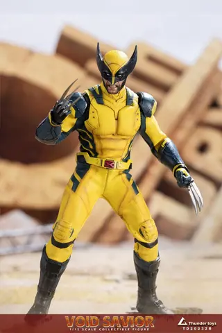 Фигурки Дэдпул и Росомаха из фильма Deadpool & Wolverine 1/12