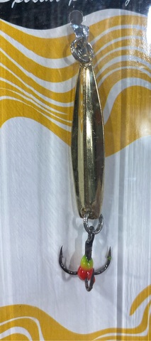 10 Блесна зимняя KDF Minkur 130-8025 2,5 гр 35 мм цв gold