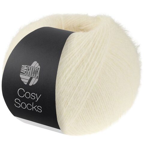 Пряжа Lana Grossa Meilenweit 100 Cosy Socks 10 молочный
