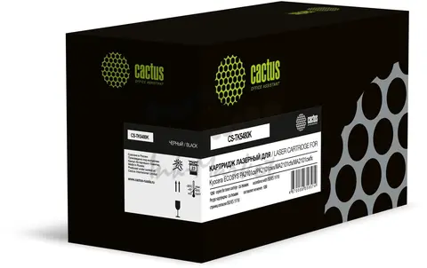 Картридж лазерный Cactus CS-TK5480K черный (1250стр.) для Kyocera ECOSYS PA2101cx, PA2101cwx, MA2101cfx, MA2101cwfx с чипом