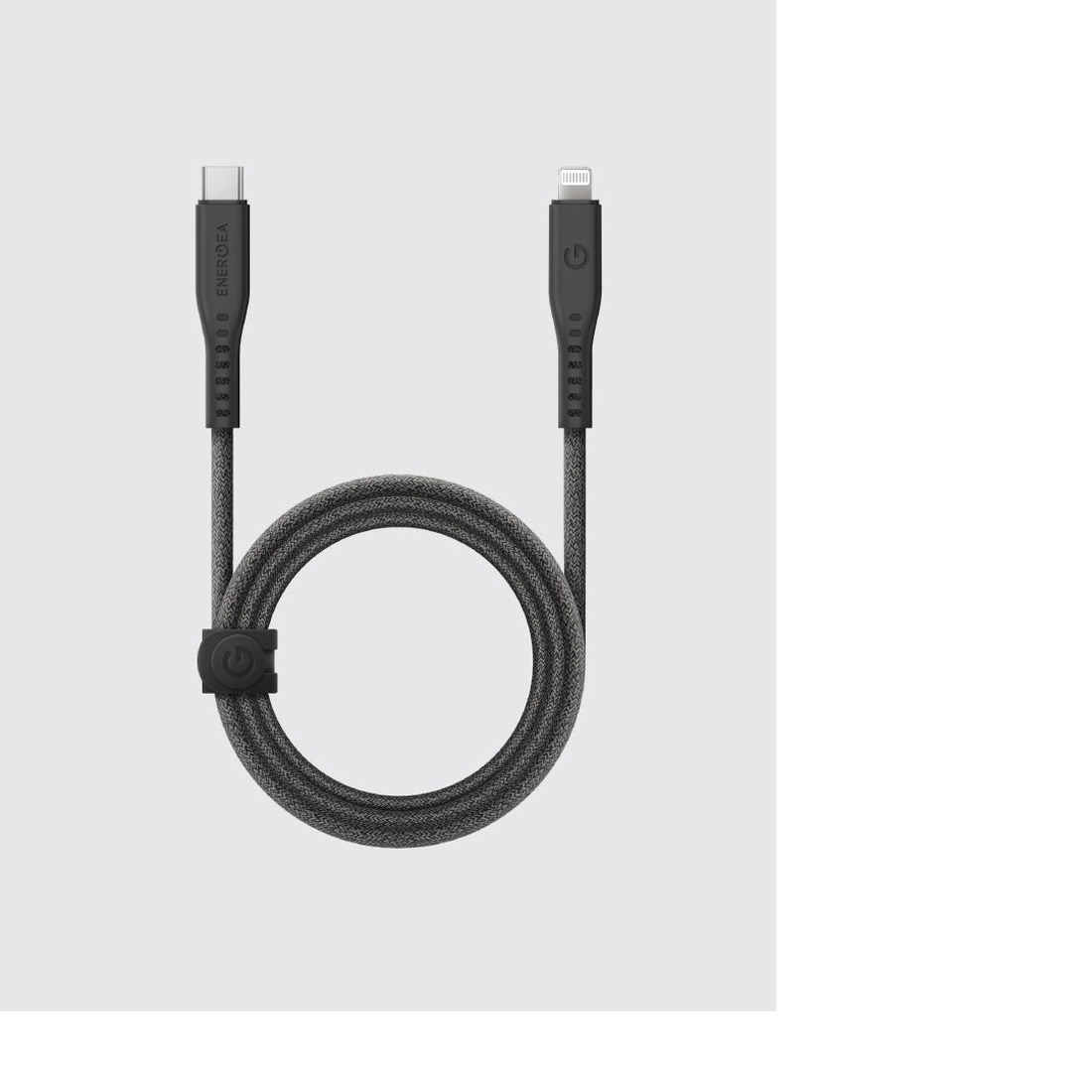 Кабель Energea Flow USB-C to Lightning 1.5M, Черный | Black