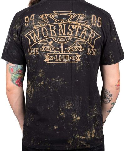 Wornstar | Футболка мужская NATIVE THUNDER TEE W133 спина