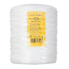 51-5-250 Шпагат полипропиленовый белый, 1000текс, 250м (РемоКолор)