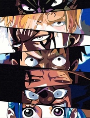 Картина по номерам Ван Пис - Глаза