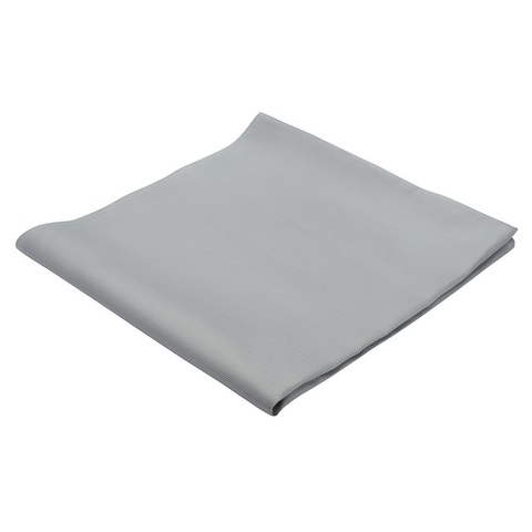 Скатерть 180x180 Tkano Essential серая фактурная