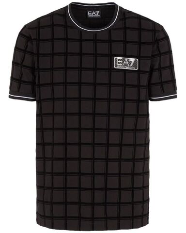 Футболка теннисная EA7 Man Jersey T-Shirt - black