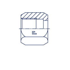 Гайка N JIC 1/2"