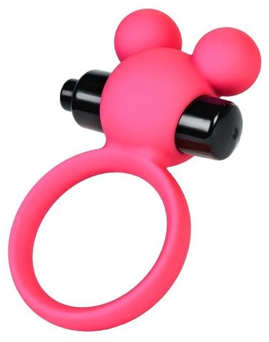 Розовое виброкольцо на пенис A-Toys - A-toys 768019