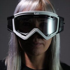 Очки кроссовые ARIETE MUDMAX GOGGLES, белый, двойная прозрачная вентилируемая линза без пинов 14940-BDV