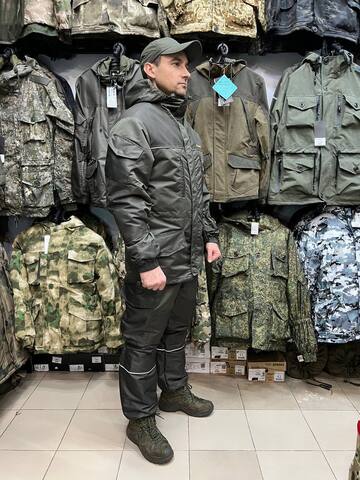 Костюм демисезонный Барс СКАЛА Таслан — утеплённый, хаки светлый