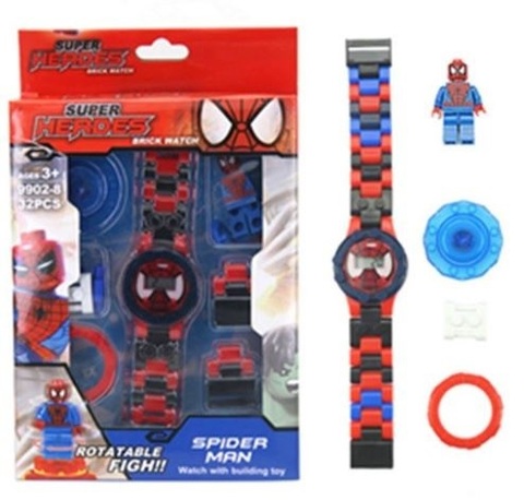 Детские наручные часы конструктор Супергерои