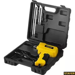 STAYER Thermo cut, 150 Вт, в наборе: 2 ножа, быстрый рез пенопласта + пластика, прибор для терморезки (45255-H2)