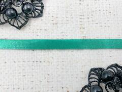 Лента атласная, ш. 0,5 см, морская волна